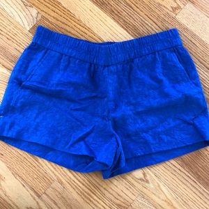 Royal blue shorts
